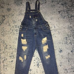 Denim Overalls